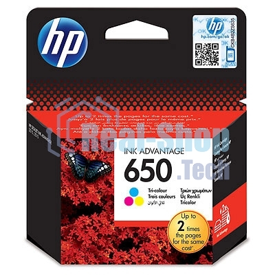 Картридж струйный HP 650 CZ102AE многоцветный для HP DJ IA 2515/2516 (200 стр.)