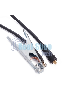 Сварочный кабель с клеммой заземления Rexant 25 мм² 300 А СКР 10-25 3 м