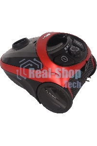 Пылесос Hyundai HYV-B1570 красный/черный, 250/1800 Вт, уборка сухая, пылесборник мешок, 1.5 л (в компл.:1мешок)