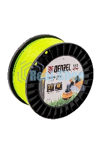 Леска для триммера Denzel круглая, 2,7мм х 151м, на DIN катушке FLEX CORD