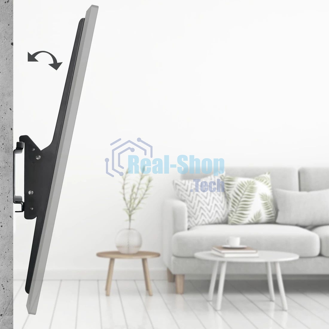 Кронштейн для телевизора Hama 00220844 черный 37