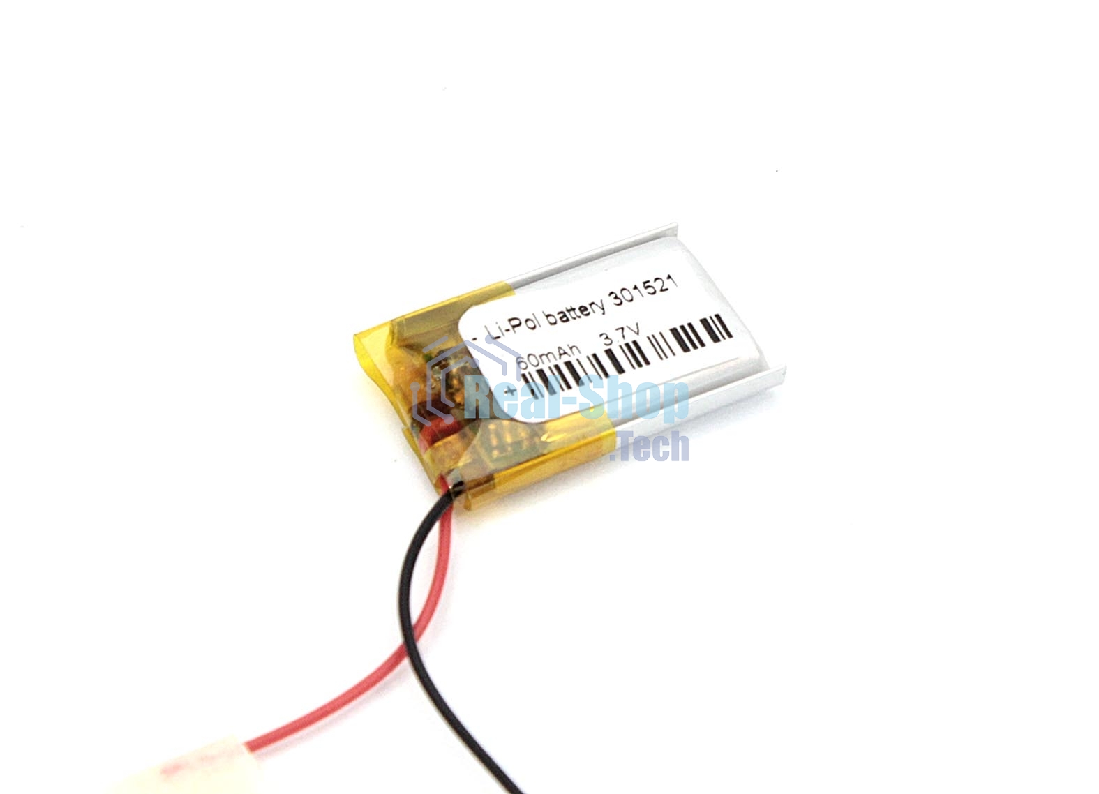 Аккумулятор Li-Pol (батарея) 3x15x21 мм 2pin 3.7V/60mAh
