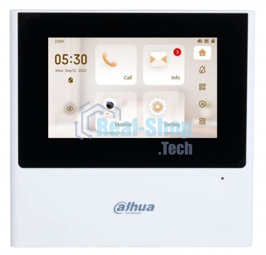Видеодомофон DAHUA DHI-VTH2611L-WP, Dahua Wi-Fi Indoor Monitor