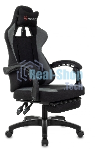 Кресло игровое Zombie Weaver черный/серый