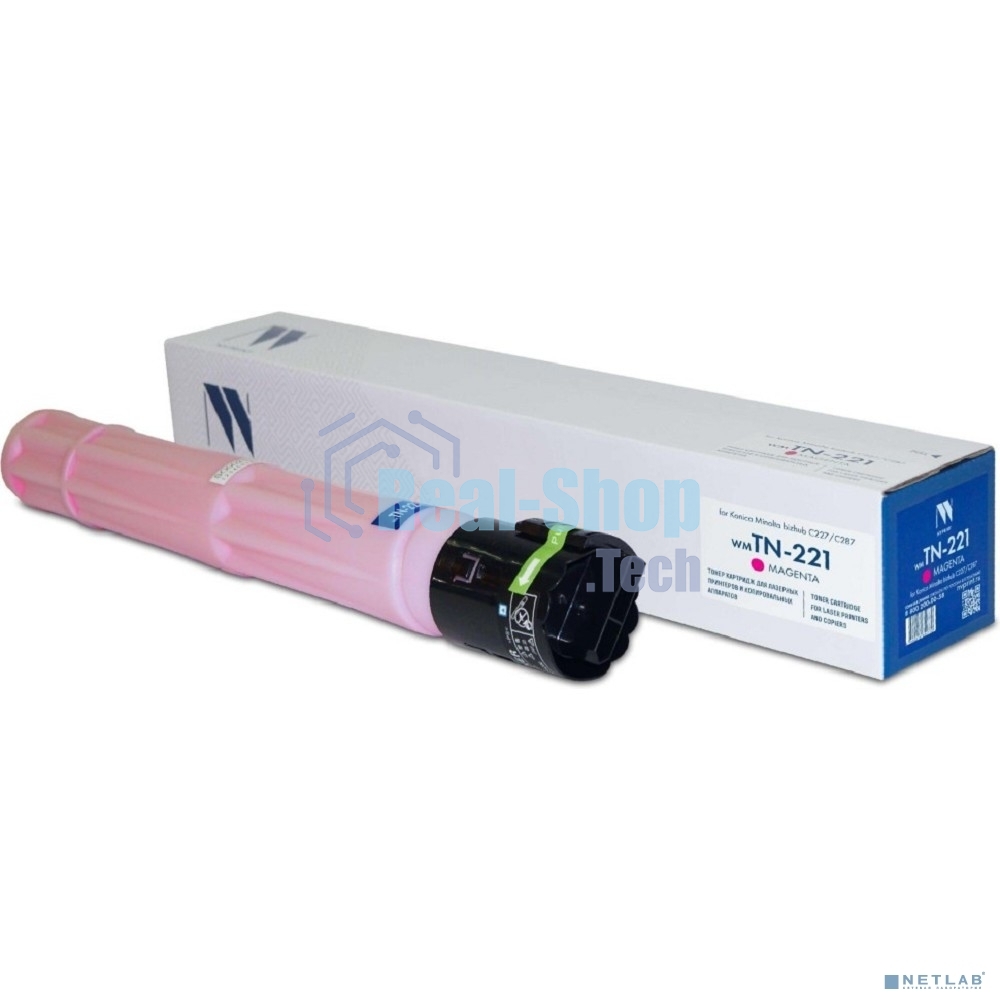 Картридж лазерный NVPrint совместимый NV-TN-221 Magenta для Konica Minolta bizhub C227/C287 (21000k)