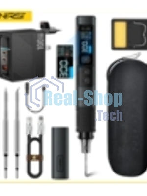 Комплект - паяльник Fnirsi HS02B + 2 наконечника + кабель