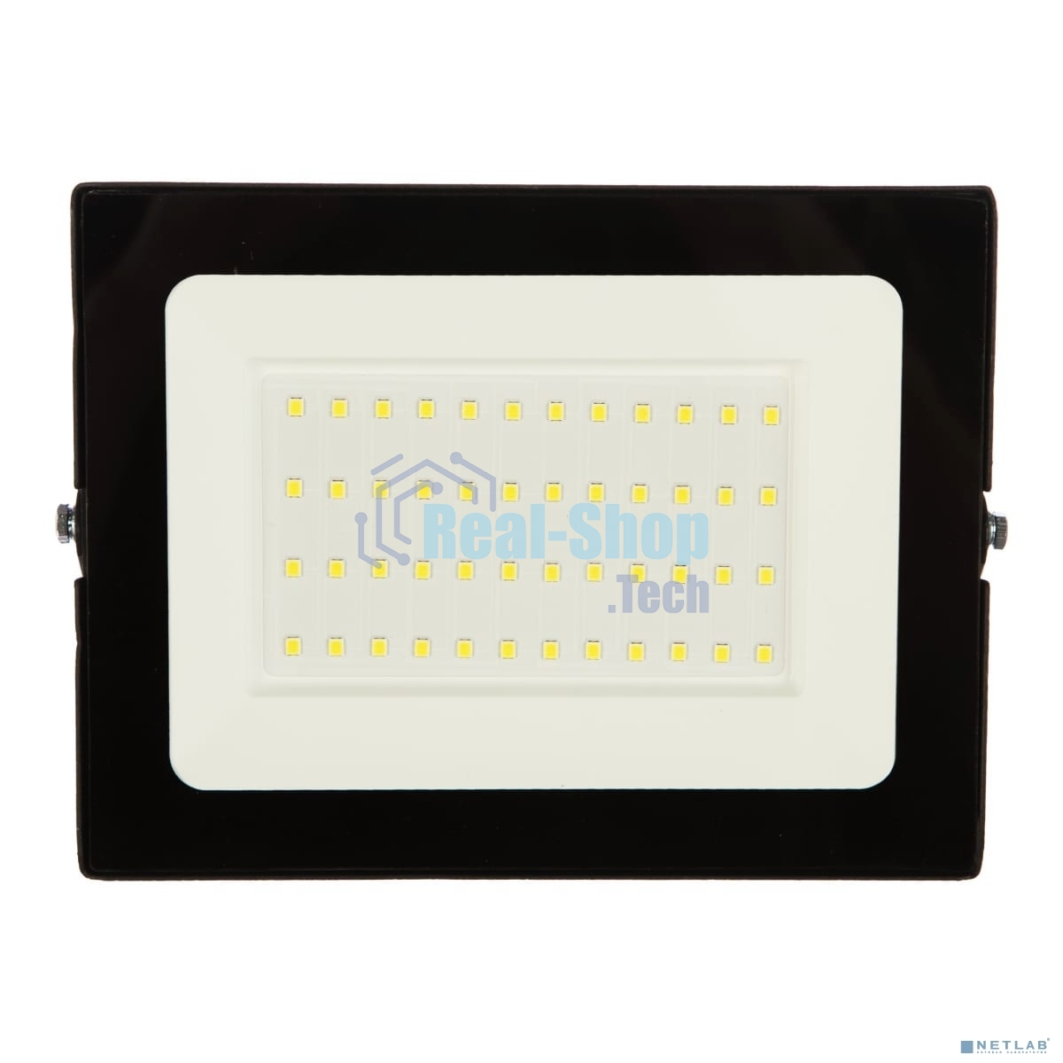 Прожектор светодиодный ULTRAFLASH 12317 LFL-5001 C02 черный LED SMD 50Вт 230В 6500К