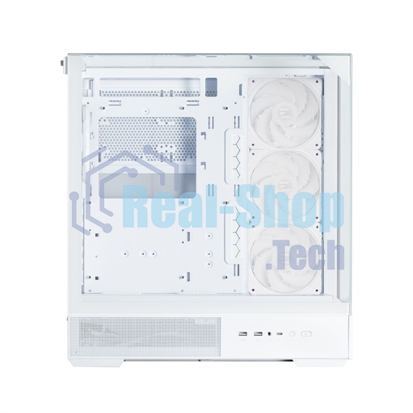 Компьютерный корпус ZALMAN P40 Prism Plus, ATX, белый, WINDOW, 3xCombo (3.5'' or 2.5