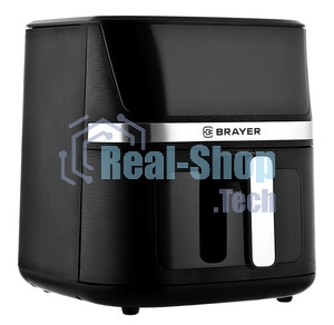 Аэрогриль Brayer 2038BR черный, 1600 Вт, 7 л, сенсор, 12 программ