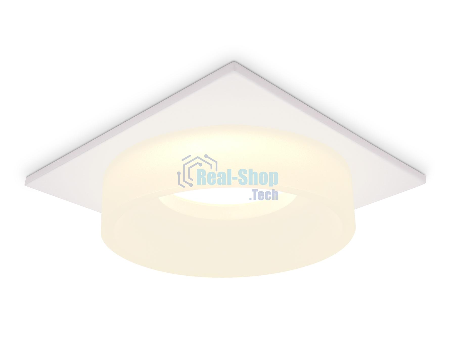 Светильник Ambrella light TN1314 SWH/FR белый песок/белый матовый GU5.3 92*92*45