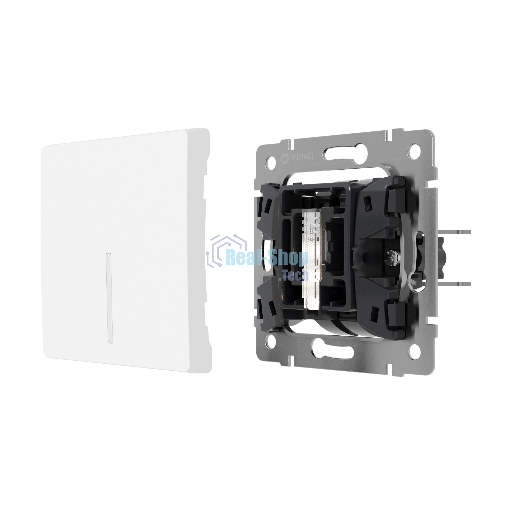 Блок LED подсветки для выключателя Werkel 2 шт. W8010101 (белый)