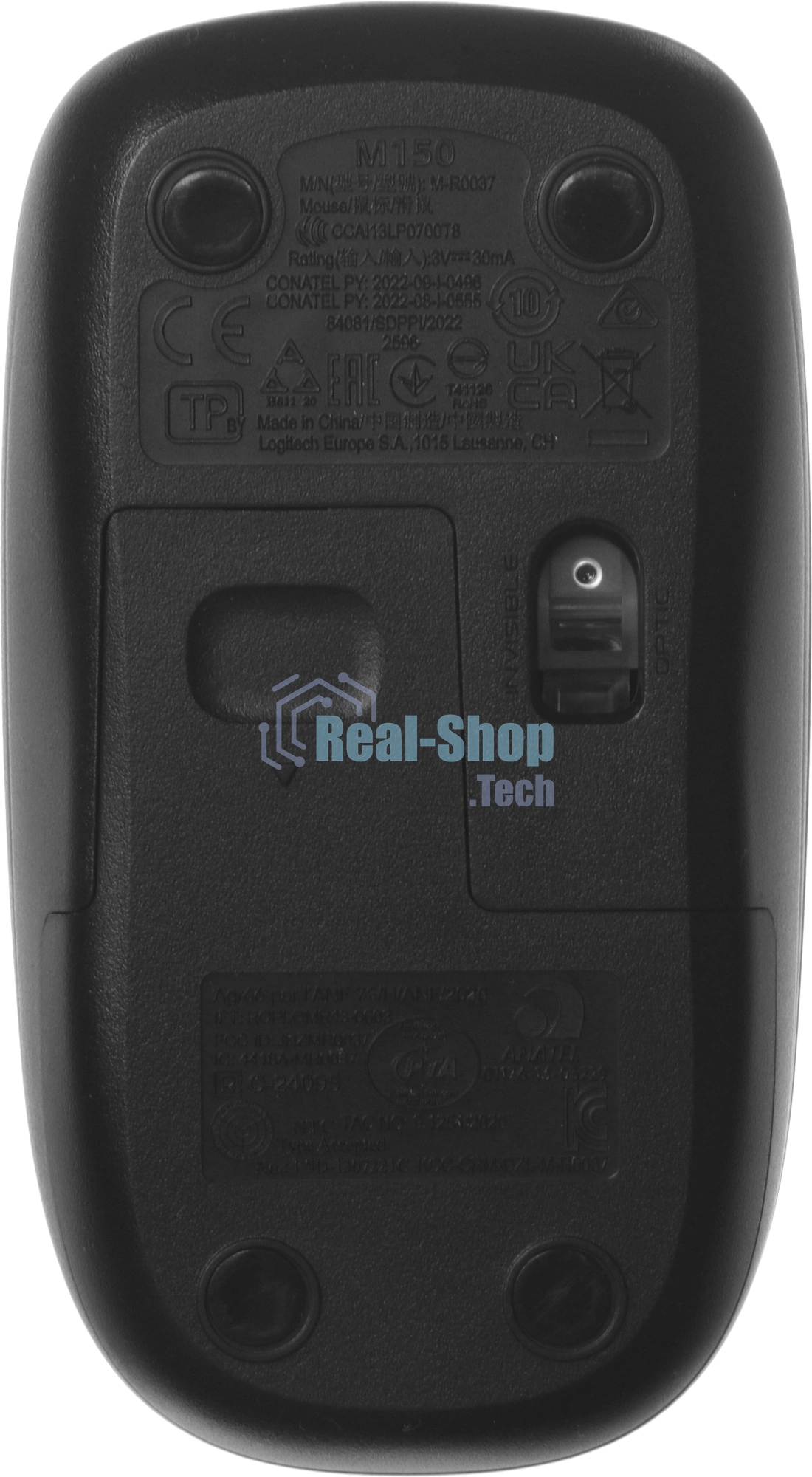 Комплект клавиатура+мышь Logitech MK220 беспроводной, USB, 1000 DPI, чёрный