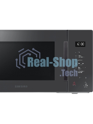 Микроволновая печь Samsung MS23T5018AC/BW антрацит, 23 л, 800 Вт, переключатели - сенсор
