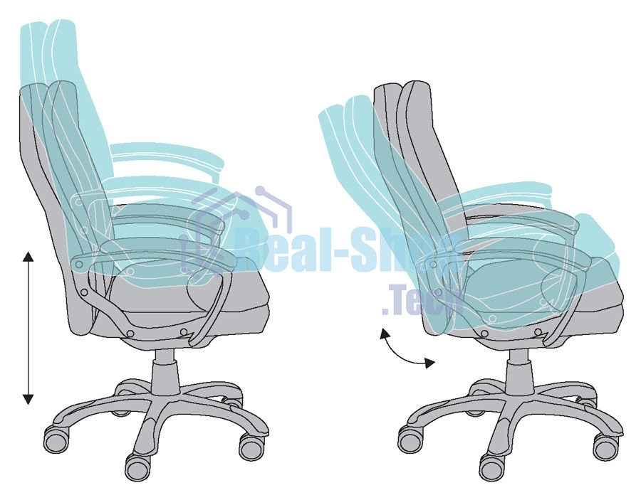 Кресло руководителя Бюрократ CH-868LT/#B черный искусственная кожа
