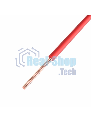 Провод ПГВА Rexant 1х1.00 мм², Cu, красный, бухта 200 м