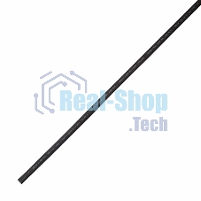 Термоусаживаемая трубка клеевая Rexant 16,0/4,0 мм, (4:1) черная, упаковка 10 шт. по 1 м