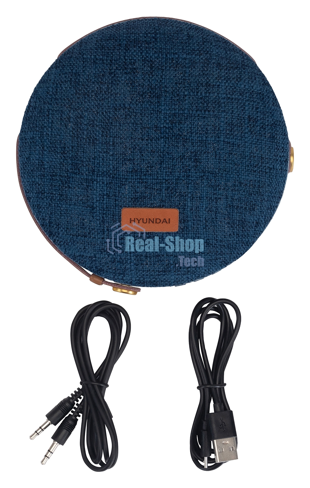 Колонка портатитвная Hyundai H-PAC520 синий 8W 1.0 BT/3.5Jack 10м 2200mAh