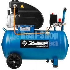 Компрессор Зубр ЗКПМ-240-50-1.5 воздушный поршневой масл. прямой привод 240л/мин 50л 8атм 1500Вт