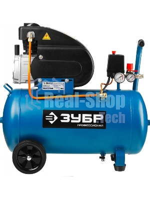 Компрессор Зубр ЗКПМ-240-50-1.5 воздушный поршневой масл. прямой привод 240л/мин 50л 8атм 1500Вт