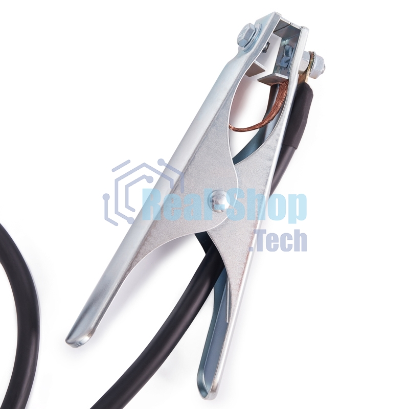 Сварочный кабель с клеммой заземления Rexant 25 мм² 300 А СКР 10-25 3 м