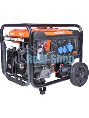 Электрогенератор бензиновый Patriot GRA 8500AWS, 8.5 кВт, 75 дБ, 100 кг
