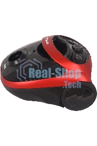 Пылесос Hyundai HYV-B1570 красный/черный, 250/1800 Вт, уборка сухая, пылесборник мешок, 1.5 л (в компл.:1мешок)