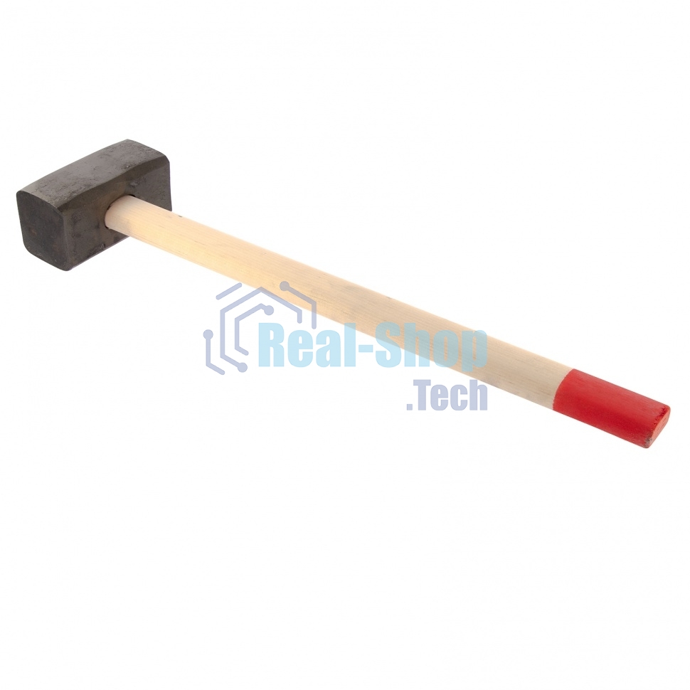 Кувалда Сибртех 8000 г, кованая головка, деревянная рукоятка 750 мм