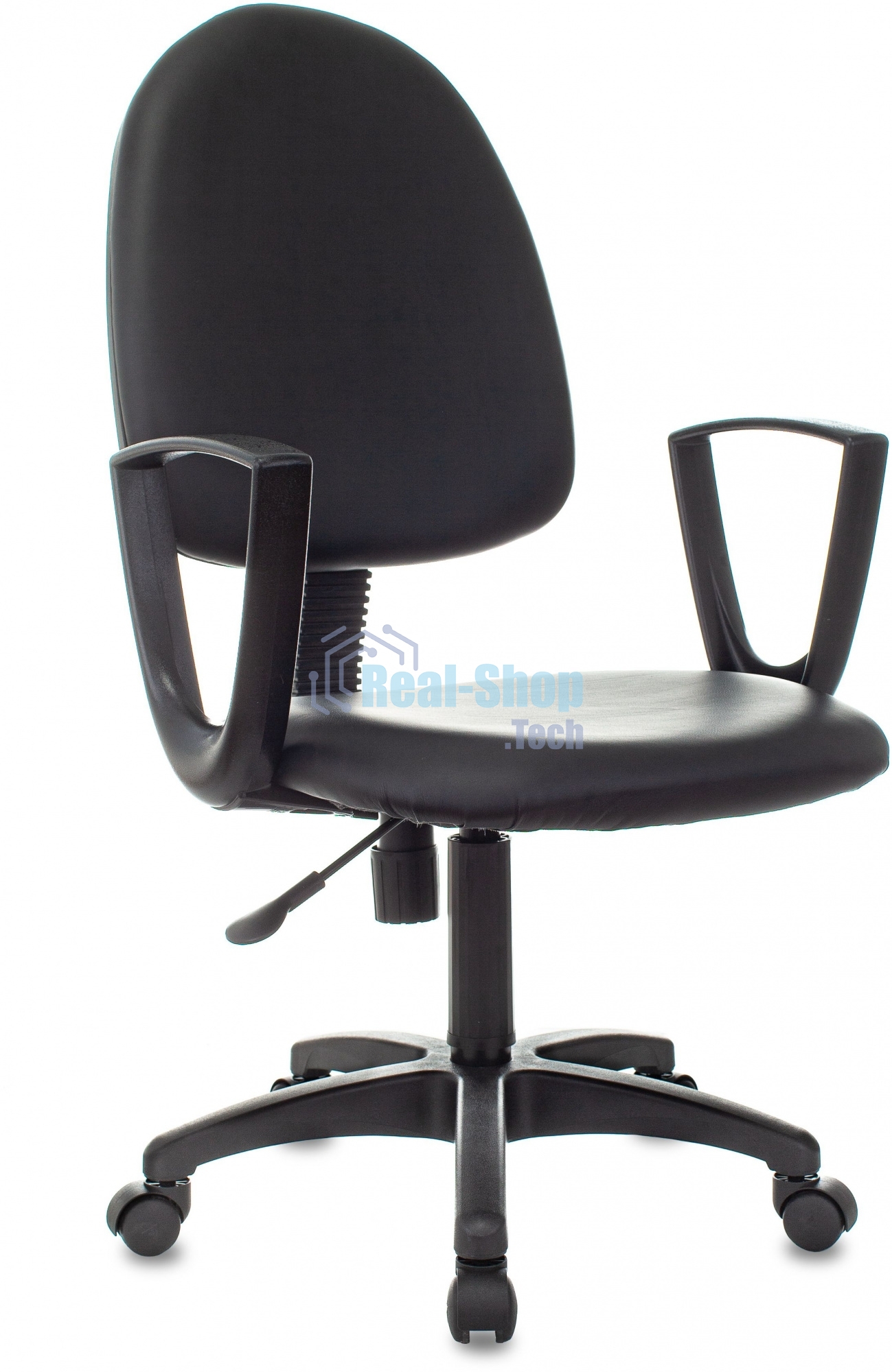 Кресло компьютерное Бюрократ CH-1300N/OR-16 черный Престиж+ искусственная кожа