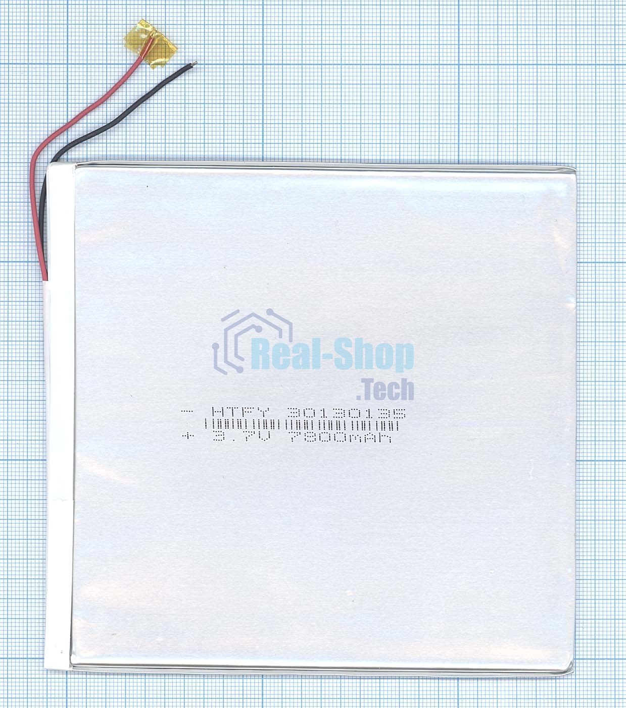 Аккумулятор Li-Pol (батарея) 3x130x135 мм 2pin 3.7V/7800mAh