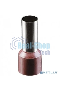 Наконечник-гильза изол. Е2516 (уп. 100 шт) ИЭК UGN10-025-11-16