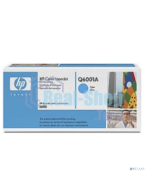 Картридж лазерный HP Q6001A голубой для Color LaserJet 2600 2000 стр.