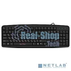 Клавиатура Oklick 100M HW3 проводная, USB Type-A, чёрный