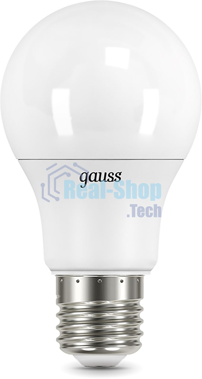 Лампа светодиодная Gauss A60 12Вт цок.: E27 шар 220B 4100K св. свеч. белый нейт. A60 (упак.: 10 шт) (102502212)