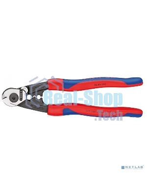 Тросорез KNIPEX 9562190 190мм кабельный ручки с двухкомпонентными чехлами