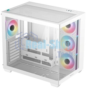 Компьютерный корпус Deepcool CG530 WH белый без БП ATX 2x120мм 2x140мм 2xUSB2.0 1xUSB3.0 audio bott PSU