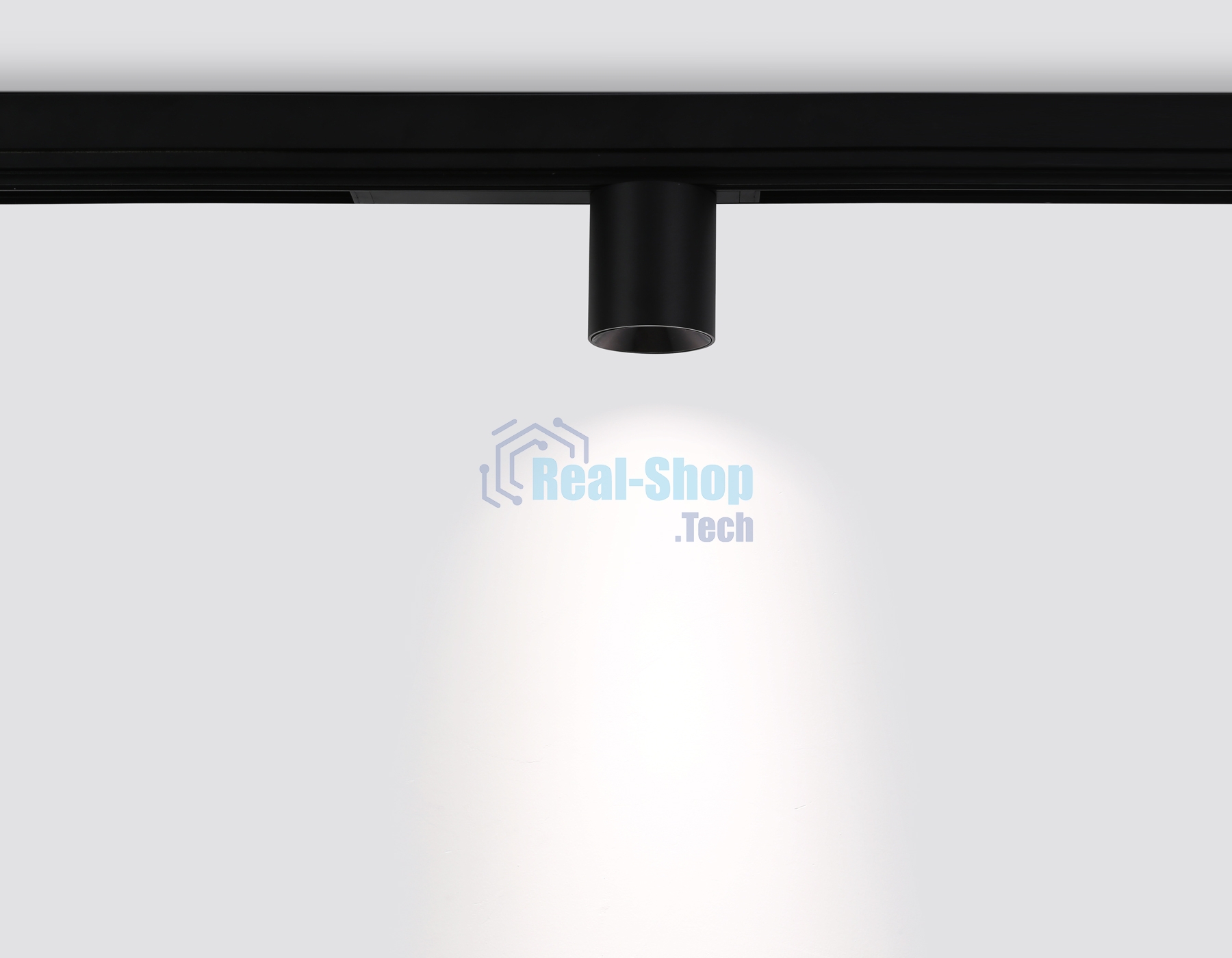 Управляемый светодиодный светильник для шинопровода Magnetic Ambrella light GL1242 BK черный IP20 7W 3000K-6400K 220V 24° D75*85 (Без ПДУ)