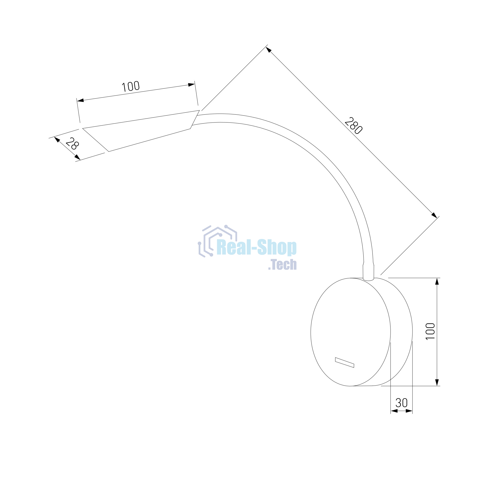 Stem 40120/LED Светильник настенный светодиодный белый 3000К