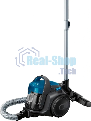 Пылесос Bosch BGS05A220 синий/серый, 700 Вт, уборка сухая, пылесборник контейнер 1.5 л