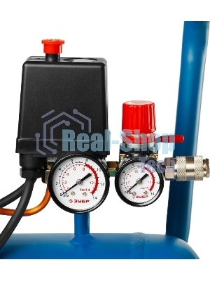 Компрессор поршневой Зубр ЗКПМ-240-50-1.5 воздушный масл. прямой привод 240л/мин 50л 8атм 1500Вт