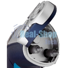 Электробритва роторная Starwind SSH 1525 реж.эл.:3 питан.:аккум. голубой/черный