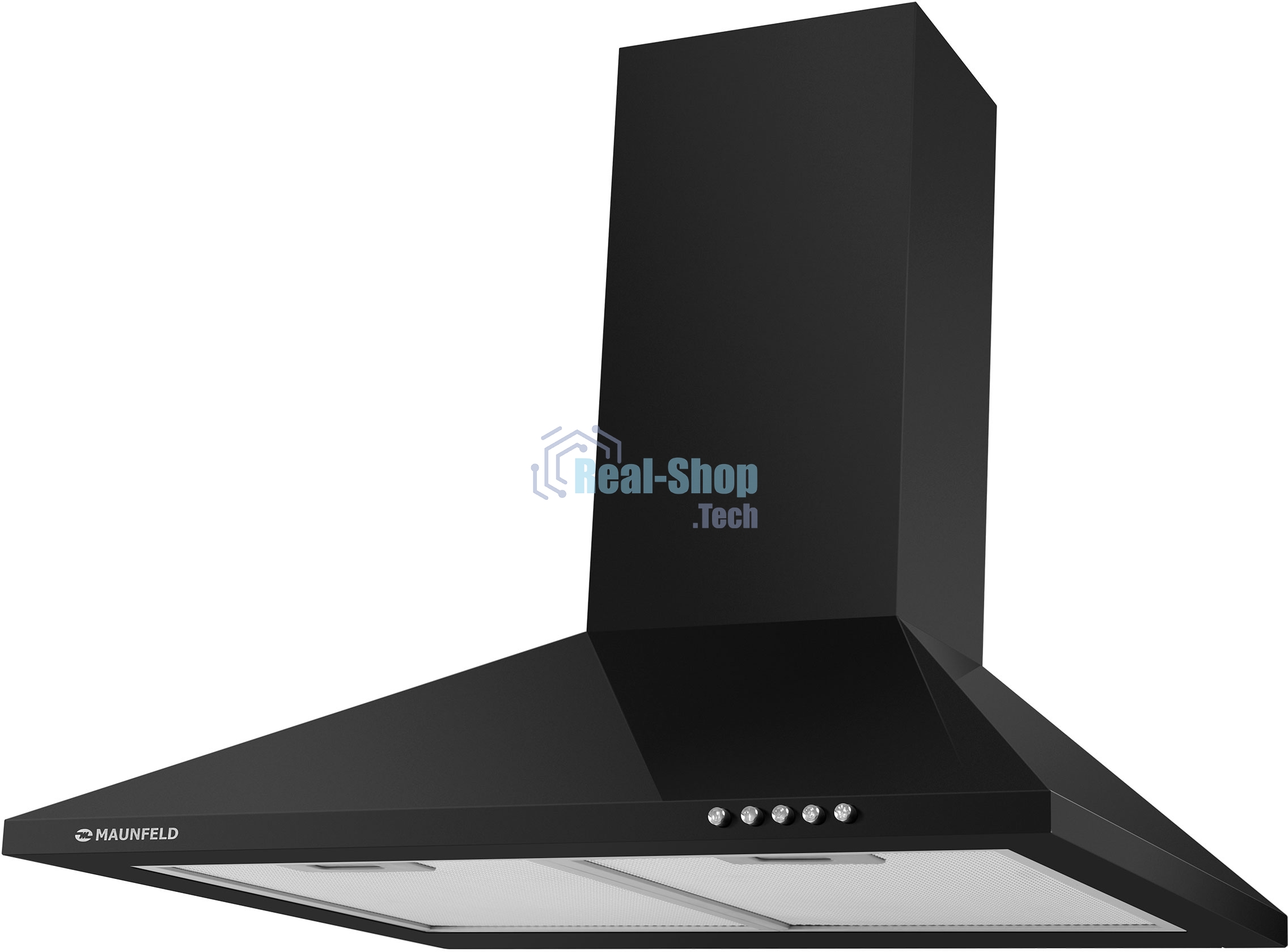 Вытяжка купольная Maunfeld Cork 60, черный, 60 см, 620 куб. м/ч, 47 дБ