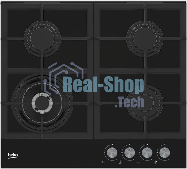 Газовая варочная панель Beko HILW 64225 S, черный