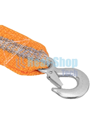 Трос буксировочный Stels 54383 10 тонн, 2 крюка, сумка на молнии, россия