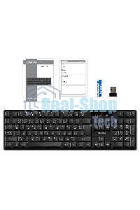 Клавиатура беспроводная Sven KB-C2300W USB черная