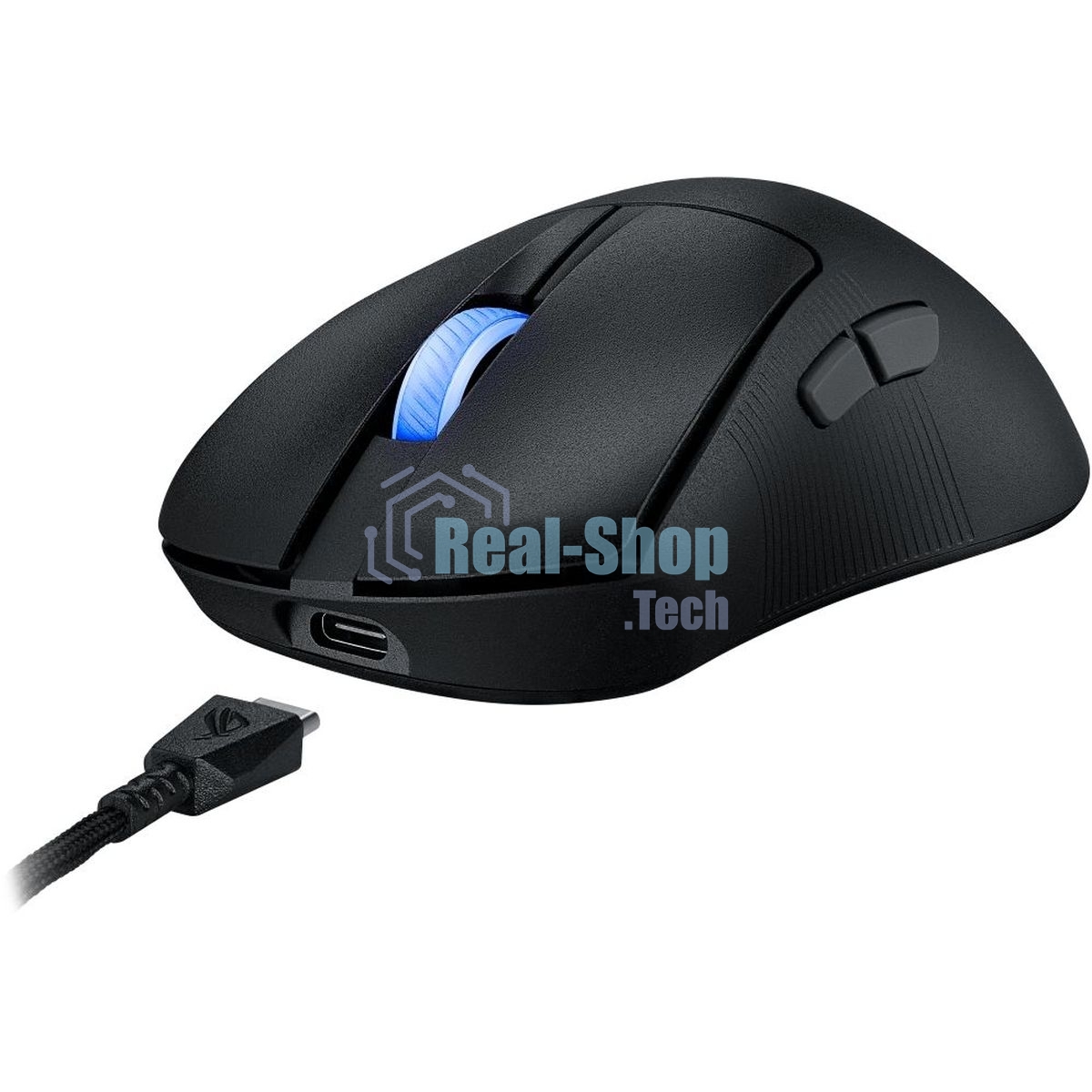 Мышь беспроводная/проводная ASUS ROG Keris II ACE черный, 42000 dpi, радиоканал, Bluetooth, USB, кнопки - 6