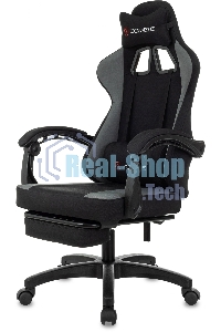 Кресло игровое Zombie Weaver черный/серый