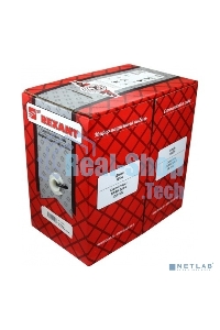 Кабель витая пара Rexant FTP 2PR 24AWG, cat.5e STRANDED (бухта 305 м)