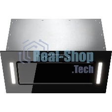 Встраиваемая вытяжка Kuppersberg, 52 см, мощность рециркуляции 650 м3/ч, мощность отвода 1300 м3/ч, сенсорное управление, таймер, турборежим, угольный фильтр KF-ES (доп. Опция), уровень шума 46 дБ, черный