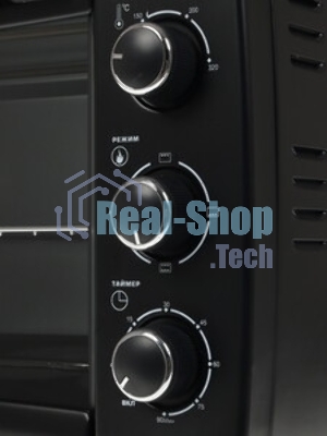 Мини-печь Centek CT-1532-46 (черн) 46л 2000 Вт,, таймер 90 мин, 4 режима, max 320°