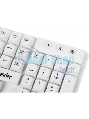 Комплект клавиатура+мышь Defender Milan C-992 беспроводной, USB, 1000 DPI, белый